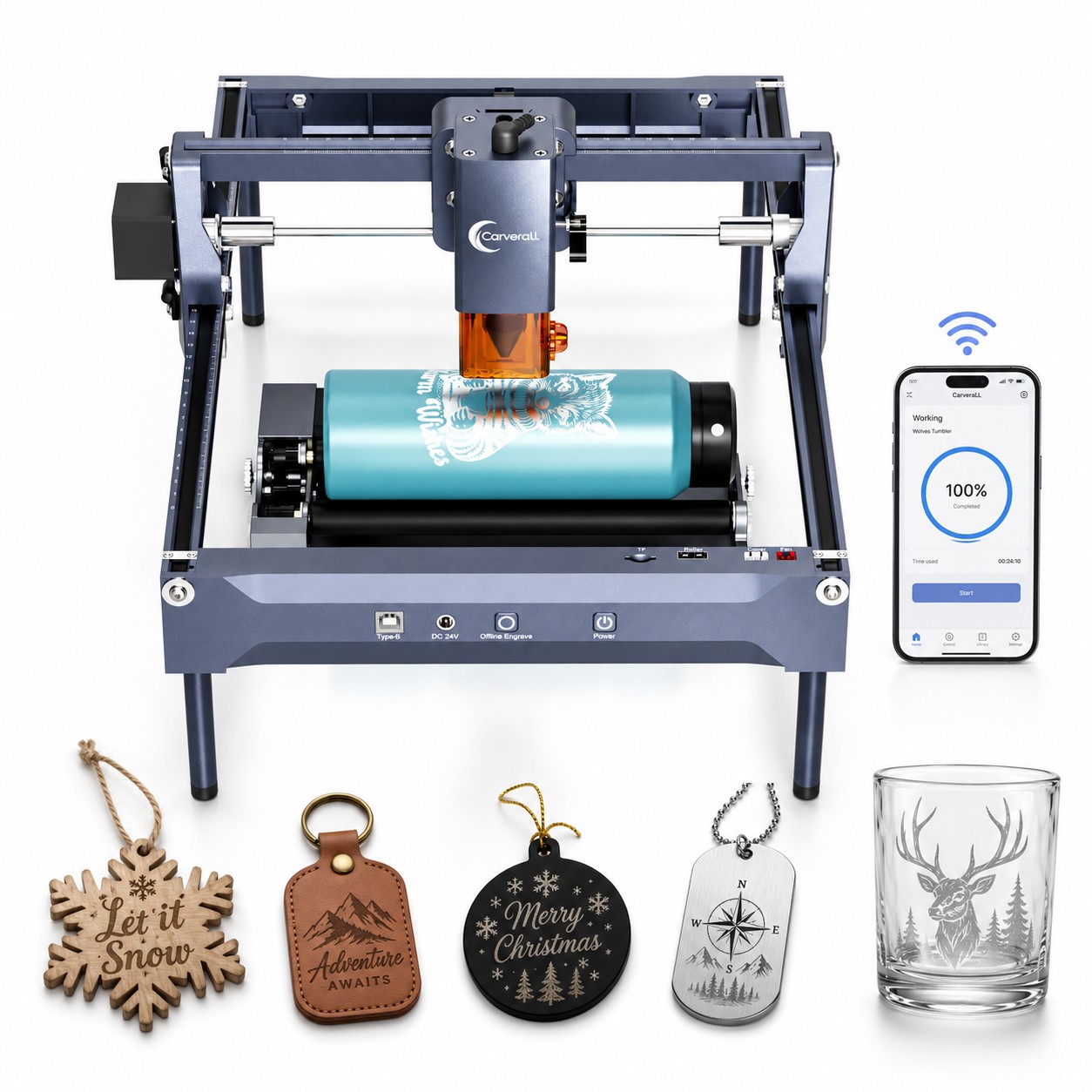 Industrial Laser Engraver - Carverall K15 Pro Laser Engraving Machine