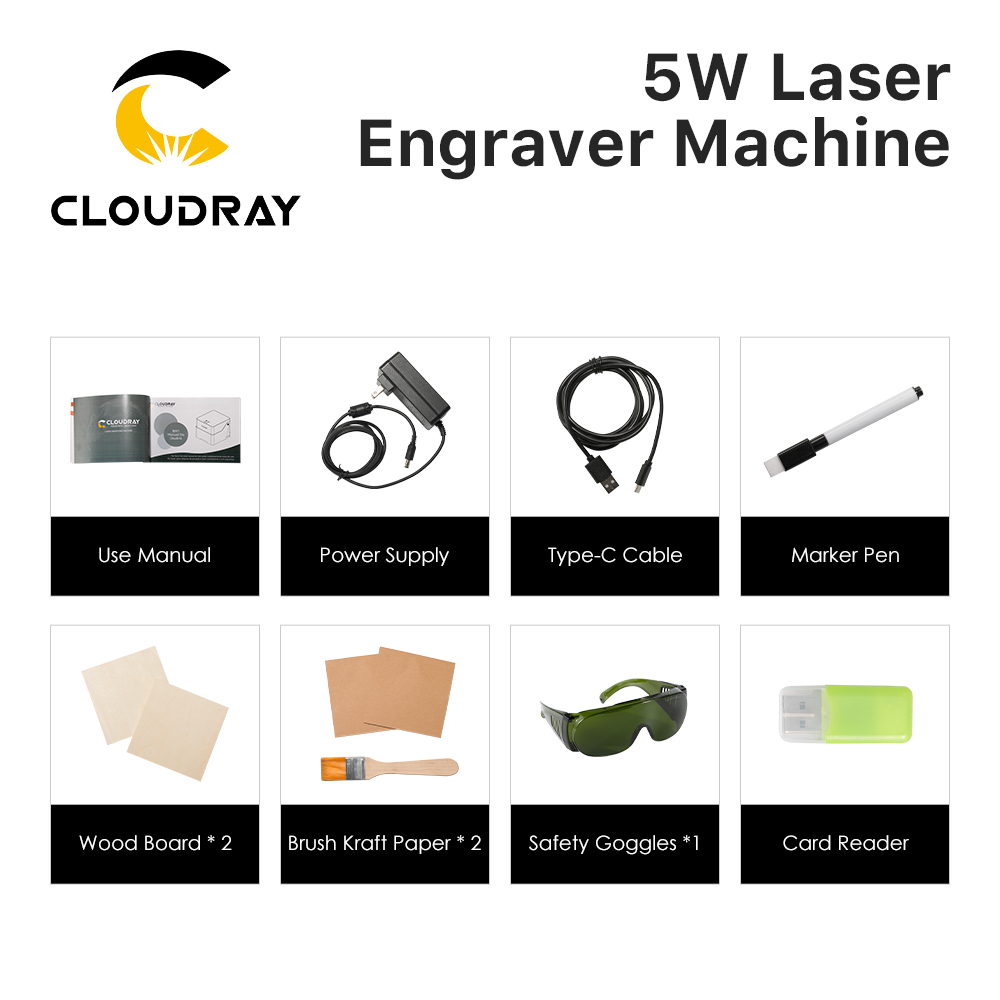 Cloudray Laser Engraver BM1 Ma - đánh giá và giá Industrial Laser Engraver