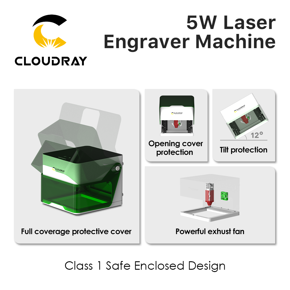 Cloudray Laser Engraver BM1 Ma - đánh giá và giá Industrial Laser Engraver